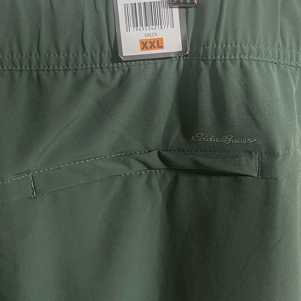 NWT Eddie Bauer Green Women's Departure Ankle Traveler Pants Sz XXL - Picture 6 of 7